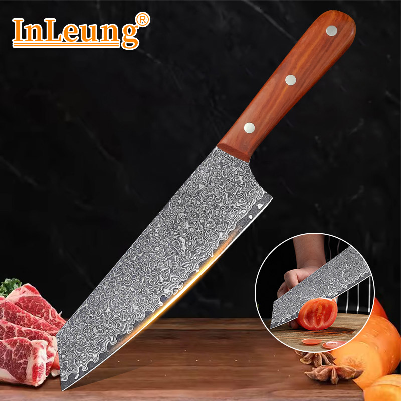 Home Cooking Chef - Profesjonalny nóż kuchenny ze stali damasceńskiej,
