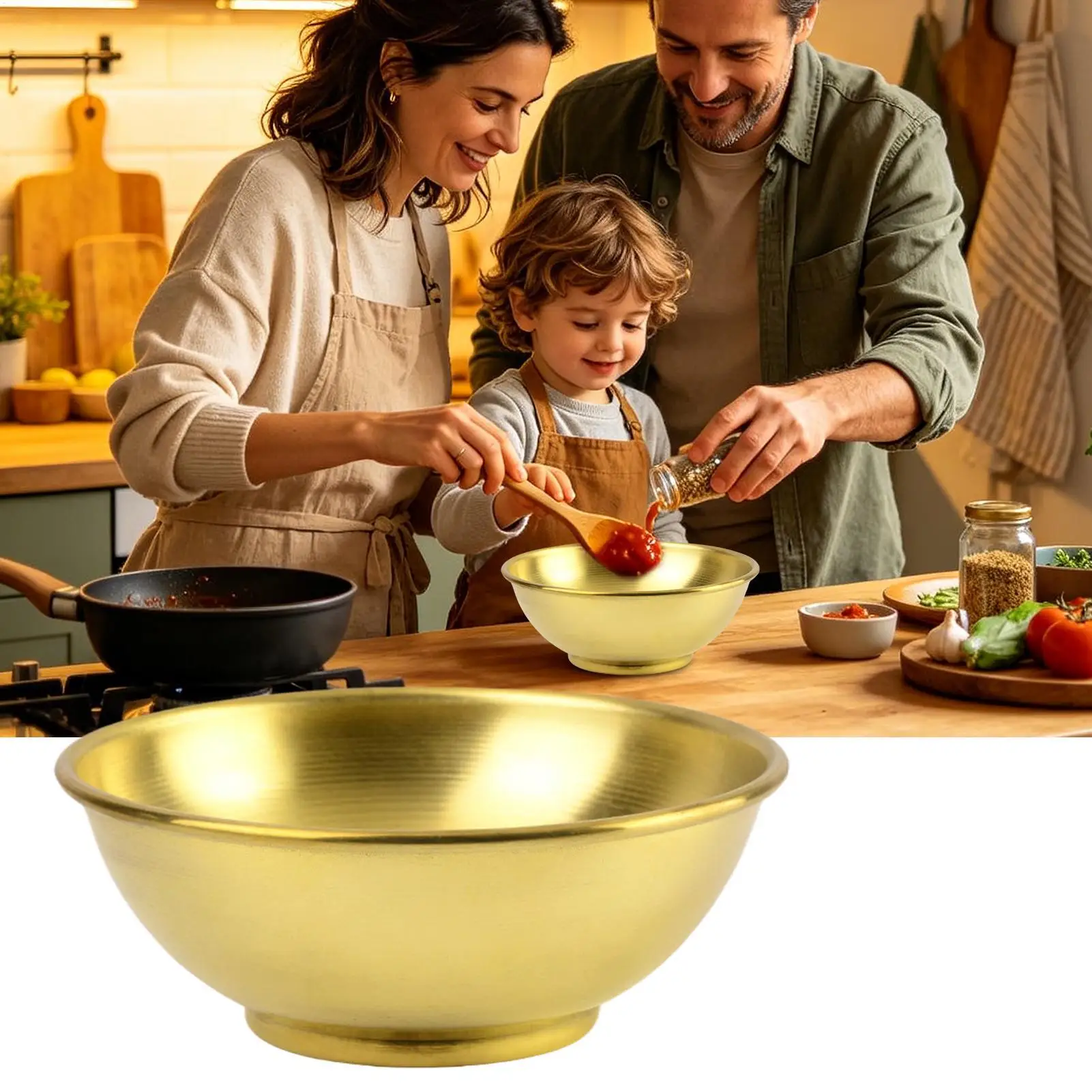 Miedziana miska, duże pojemnik – Home Cooking Kitchen recenzja i cena