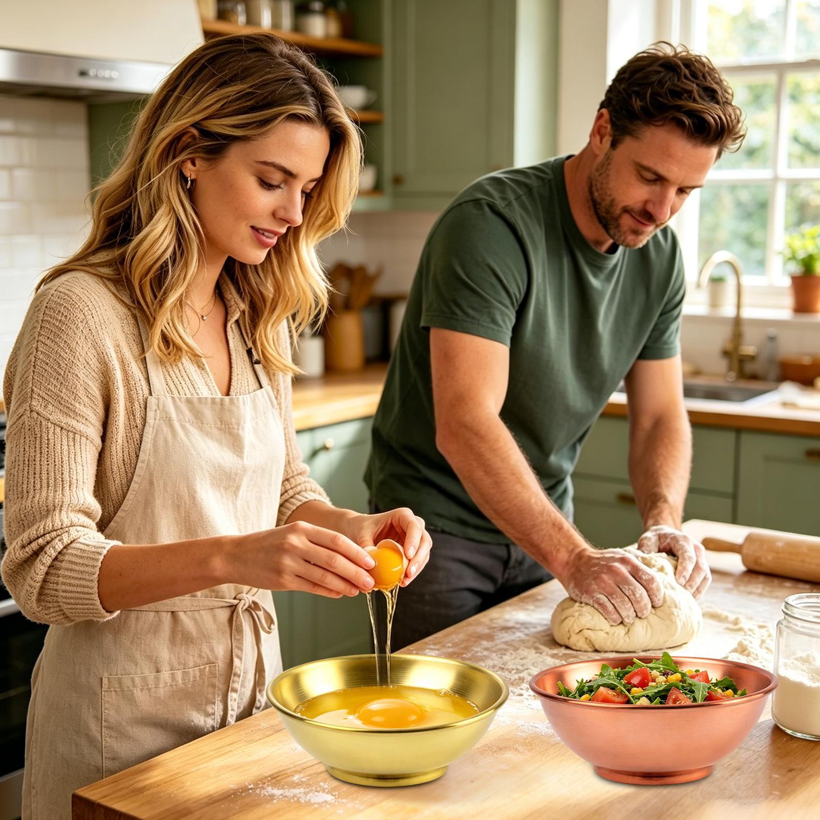 Miedziana miska Duże pojemniki – Home Cooking Chef recenzja i cena