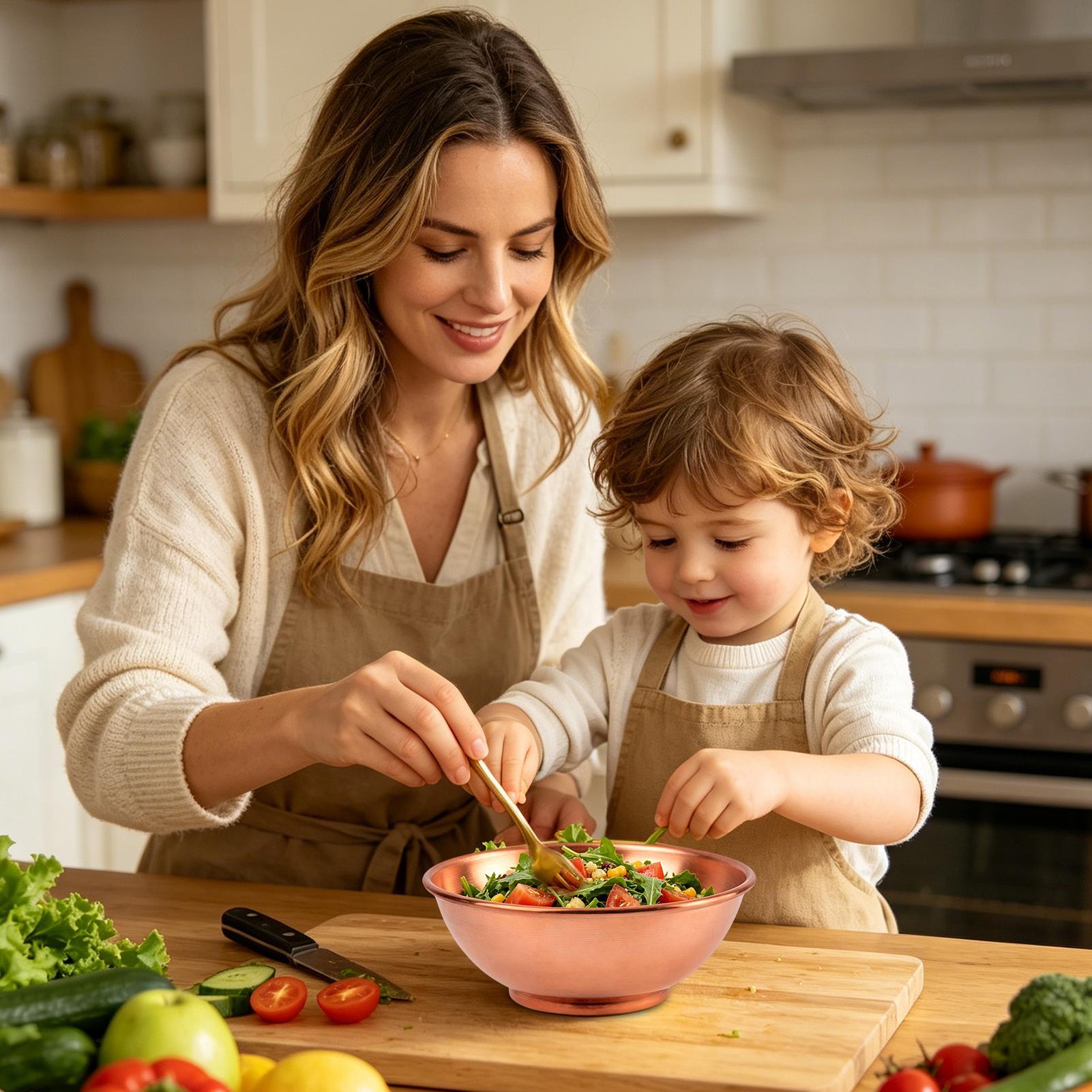 Miedziana miska Duże pojemniki – Home Cooking Chef recenzja i cena